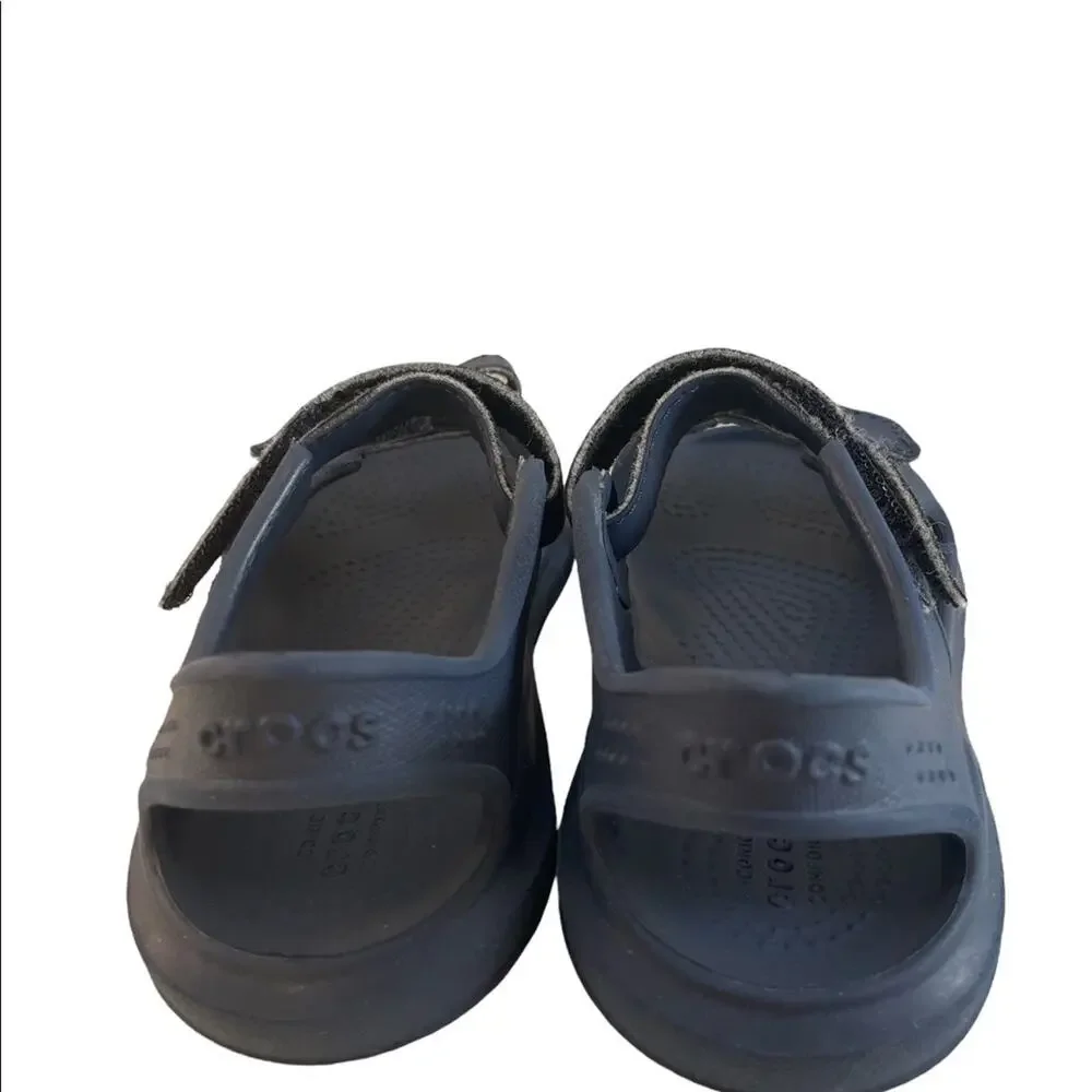 Kids crocs sandals blue size 10 Preowned